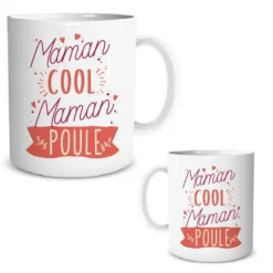 Mug " Maman cool, Maman poule "