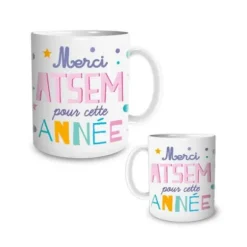 Mug "Merci ATSEM" avec étoiles
