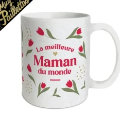 Mug à paillettes - Collection Maman d'Amour - Modèle au choix