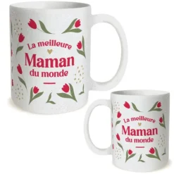 Mug à paillettes - Collection Maman d'Amour - Modèle au choix