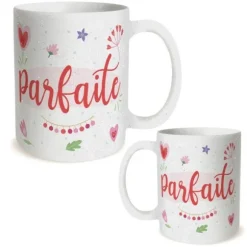 Mug à paillettes humoristique - Collection Girls Club - Modèle au choix