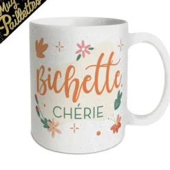 Mug à paillettes humoristique - Collection Girls Club - Modèle au choix