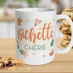 Mug à paillettes humoristique - Collection Girls Club - Modèle au choix