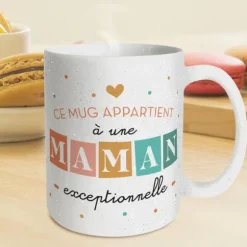 Mug à paillettes - Maman Exceptionnelle