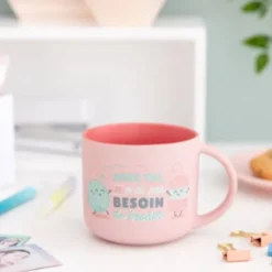 Mug Rose - Avec Toi je n'ai pas Besoin de Broder - Mr. Wonderful