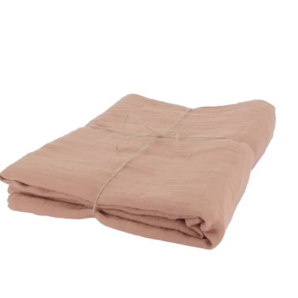 Nappe en gaze de coton - 1,30 x 2,40 m - Couleur au choix