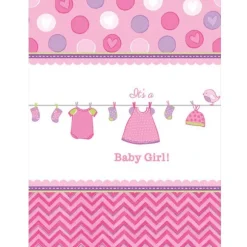 Nappe en plastique Baby Shower - It's a Baby Girl !