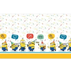 Nappe en plastique 180 cm - Les Minions 2 : Il était une fois Gru™