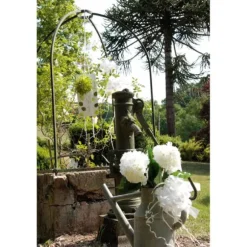 5 Noeuds automatiques en tulle - Blanc