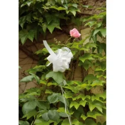 5 Noeuds automatiques en tulle - Blanc