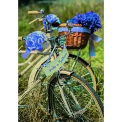 5 Noeuds Tulle Bleu Marine