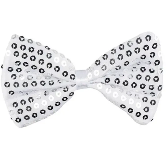 Nœud Papillon à Sequins - Argent