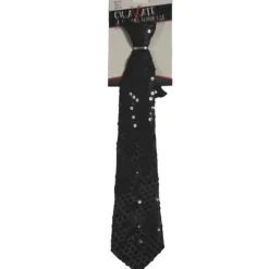 Nœud papillon à sequins - Noir