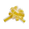 5 Nœuds automatiques en tulle - Jaune Vif