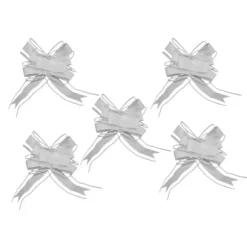 5 nœuds à tirer avec organza - Couleur au choix
