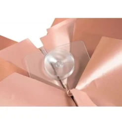 Nœud à tirer géant automatique rose gold métallique - 58cm