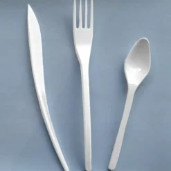 Pack 30 Couverts en Plastique - Blanc
