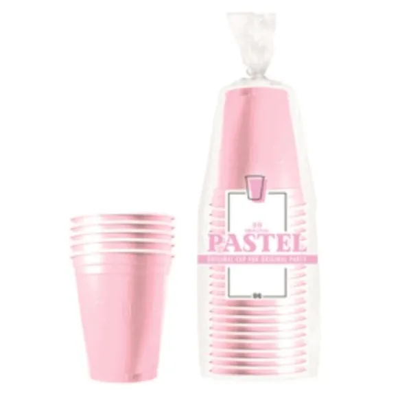 Pack de 20 Gobelets Beer Pong - Rose Pastel