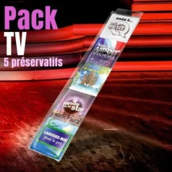 Pack de 5 préservatifs Emissions TV
