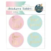 Pack de 16 stickers pour t-shirt - Fille ou Garçon ? - Collection Gender Reveal