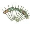 12 pailles en papier avec étiquettes - 19,5 cm - Collection Dinosaures