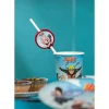 8 pailles médaillon en papier FSC® - 19,6 cm - Naruto Shippuden ®