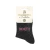 Paire de chaussettes courtes à paillettes pour femme - Modèle au choix