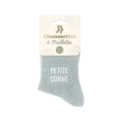 Paire de chaussettes courtes à paillettes pour femme - Modèle au choix