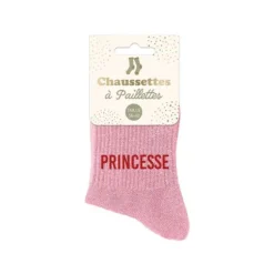 Paire de chaussettes courtes à paillettes pour femme - Modèle au choix