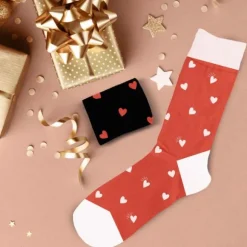 Paire de chaussettes dépareillées - Saint-Valentin - Collection Chéri Chérie