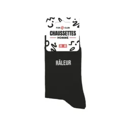 Paire de chaussettes noires pour homme - Modèle au choix