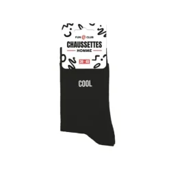 Paire de chaussettes noires pour homme - Modèle au choix