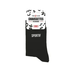 Paire de chaussettes noires pour homme - Modèle au choix