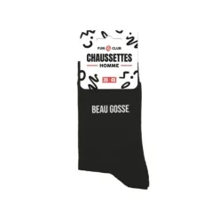 Paire de chaussettes noires pour homme - Modèle au choix