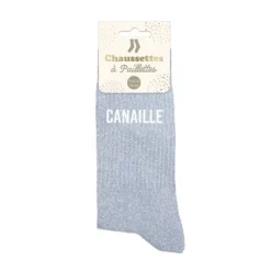 Paire de chaussettes à paillettes pour femme - Modèle au choix