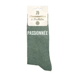 Paire de chaussettes à paillettes pour femme - Modèle au choix