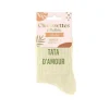Paire de chaussettes à paillettes pour femme - Tata d'Amour - Collection Famille d'Amour