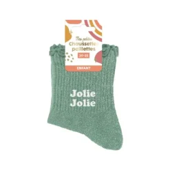 Paire de chaussettes à paillettes pour fille - Taille 30/35 - Modèle au choix