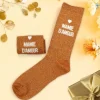Paire de chaussettes à paillettes pour femme - Mamie - Collection Mamie d'Amour