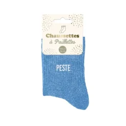 Paire de chaussettes à paillettes pour femme - Modèle au choix