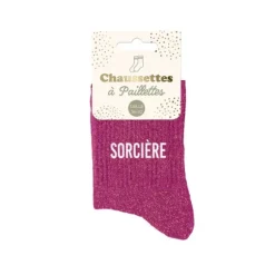 Paire de chaussettes à paillettes pour femme - Modèle au choix