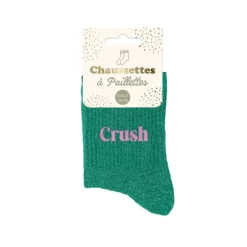 Paire de chaussettes à paillettes pour femme - Modèle au choix