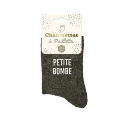 Paire de chaussettes à paillettes pour femme - Modèle au choix