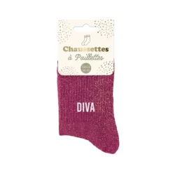 Paire de chaussettes à paillettes pour femme - Modèle au choix