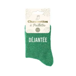Paire de chaussettes à paillettes pour femme - Modèle au choix