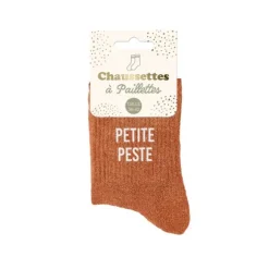 Paire de chaussettes à paillettes pour femme - Modèle au choix