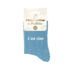 Paire de chaussettes à paillettes pour femme - Modèle au choix