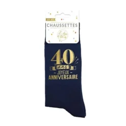 Paire de chaussettes pour homme pour anniversaire - Âge au choix