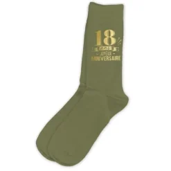 Paire de chaussettes pour homme pour anniversaire - Âge au choix