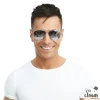 Paire de lunettes de policier en métal
